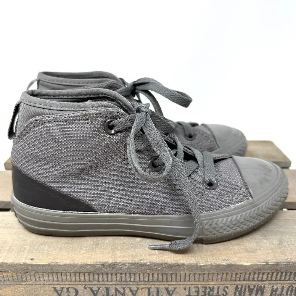Converse Kids Chuck Taylor All Star Syde Street High Top Sneakers Grey Size 13